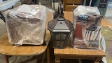 Lot of 3 outdoor wall mounted lights