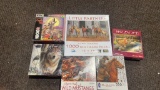 Lot of 6 puzzles