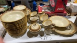 45 pcs Mikasa Whole Wheat dishes