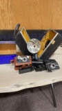Lot of vintage cameras, accessories & case