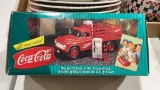 New Coca-Cola die cast stake truck w/vending