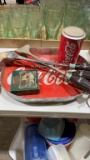 Coca-Cola serving tray,BBQ set & coasters