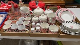 3 boxes of Coca-Cola glasses,cups,canisters &