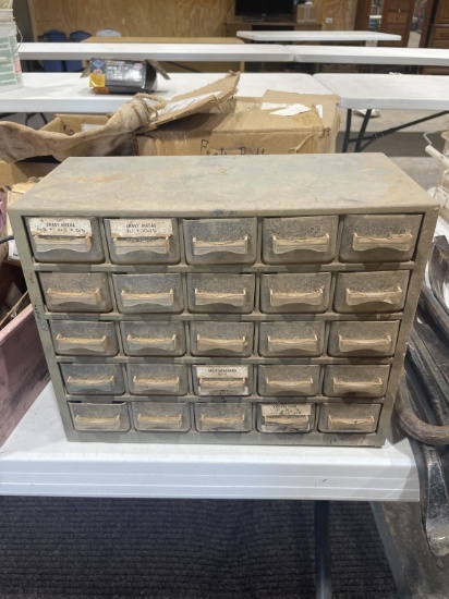 25 drawer parts bin