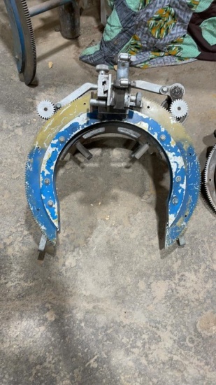 H&M 10”-12” pipe beveling machine