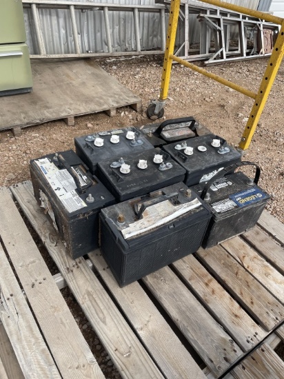 Lot of 7 used batteries
