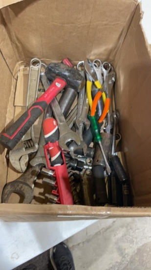 Box of misc tools