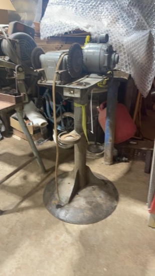 Belt Driven Grinder on Stand