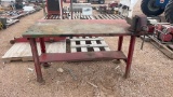 Steel work bench W/ Vise