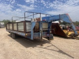 20' Gooseneck trailer w/ removeable sideboards