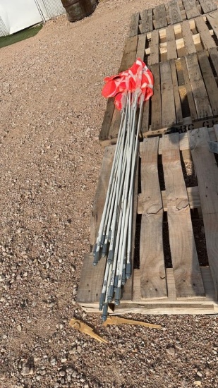 Lot of 14  caution flags