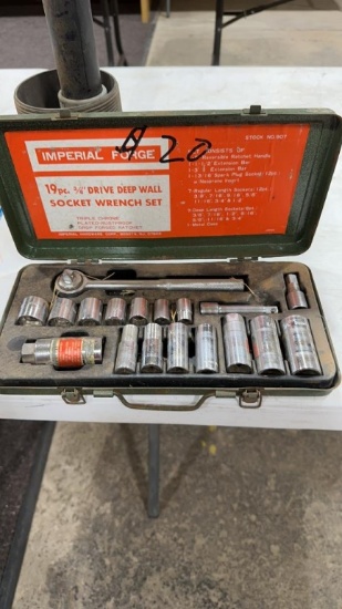 3/8” drive socket set