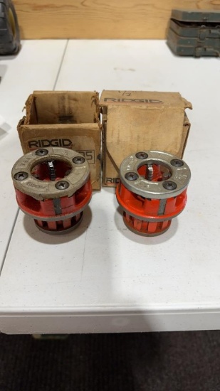 1/2” & 3/4” RIDGID 00-R die heads