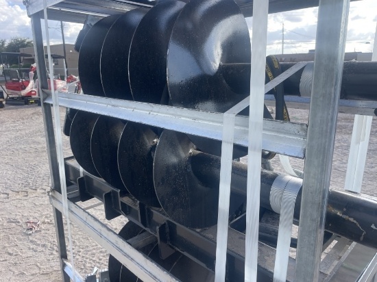 JCT Auger w/ 2 Bits for Skid Steer