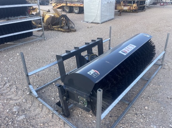 JCT Angle Broom for Skid Steer