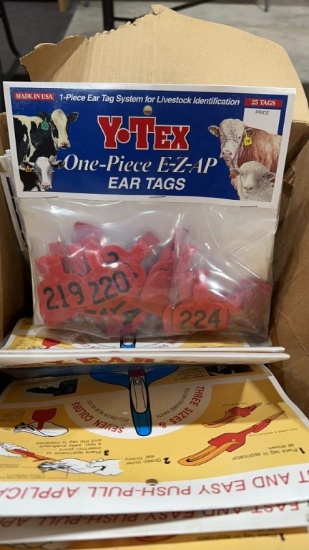 Approx 300 Y*Tex livestock ear tags