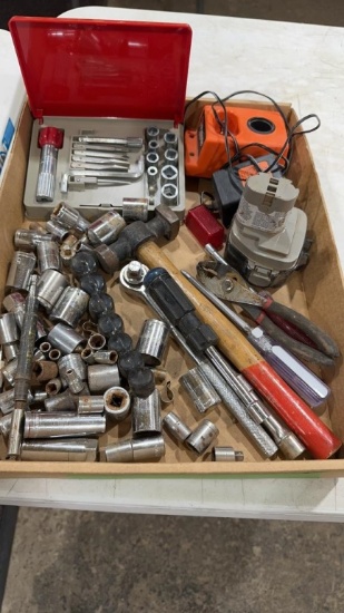 Box of misc tools