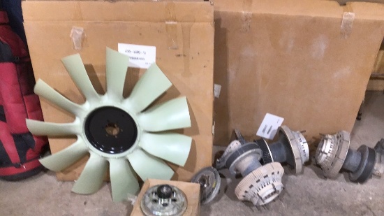 Lot of misc fans & fan clutches