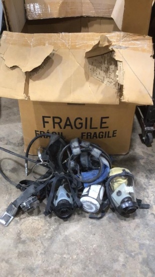 Large box of SCBA equipment