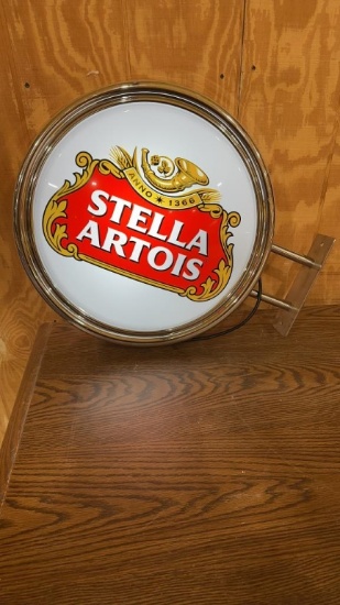 Stella Artois lighted beer sign