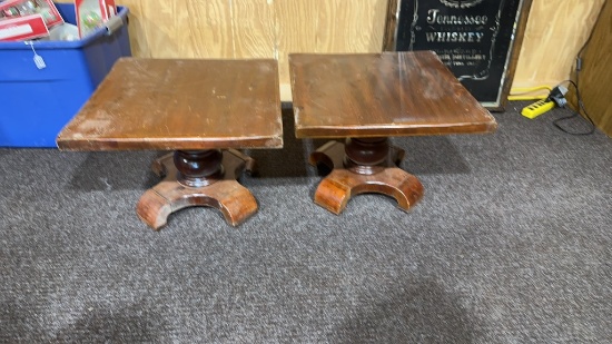 Pair of end tables