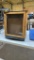 Glass display case-no key