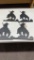 4 sets of Indian iron work