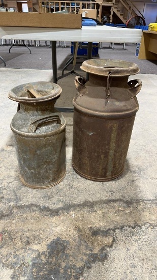 2 milk cans