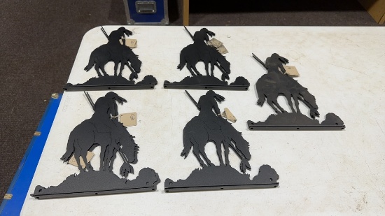 5 sets of Indian iron work