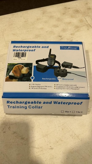 Rechargeable & waterproof dog training collar