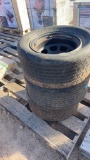 Lot of 3 G60-15 IMCA approved Rims & Tires