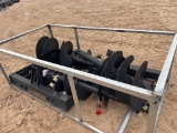 Unused Wolverine Auger w/ 2 bits for skid steer