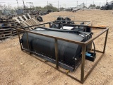 Unused Wolverine Box Broom for Skid Steer