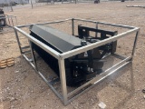 Unused Wolverine skid steer Angle Broom