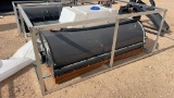 Industrial Box Broom w/ Water pump for skid steer