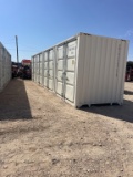 40’ one trip HQ container w/side doors