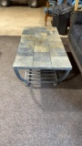 Tile top coffee table
