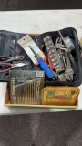 Box of misc tools