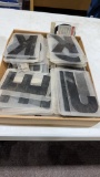 Box of acrylic letters