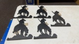 5 sets of Indian iron work