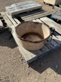 Galvanized tub