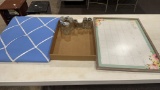 Memory board, calendar, S & P shakers & syrup