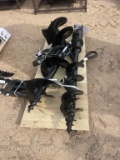 Auger Attachment for Mini Excavator w/ 3-bits