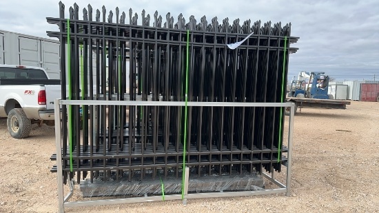 Decorative Iron Fencing  20 10' pieces W/ post