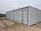 40' HQ one Trip container w/4 side doors