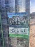 20' Double Iron Gate w/ Deer artwork