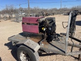 Lincoln Ranger 8 Welder on shop made trailer