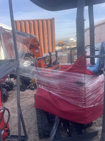 LH12R Mini Excavator Orange