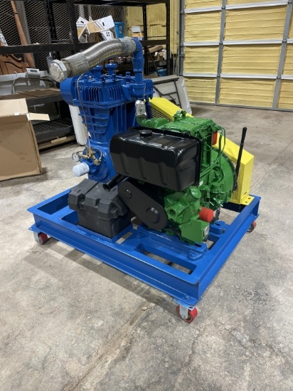 Qunicy 390 Compressor @ Lister Petter Engine