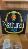 Natural Light lighted bar sign